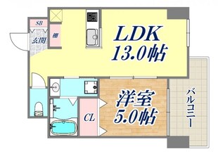 ワコーレ元町山手I.Dの物件間取画像